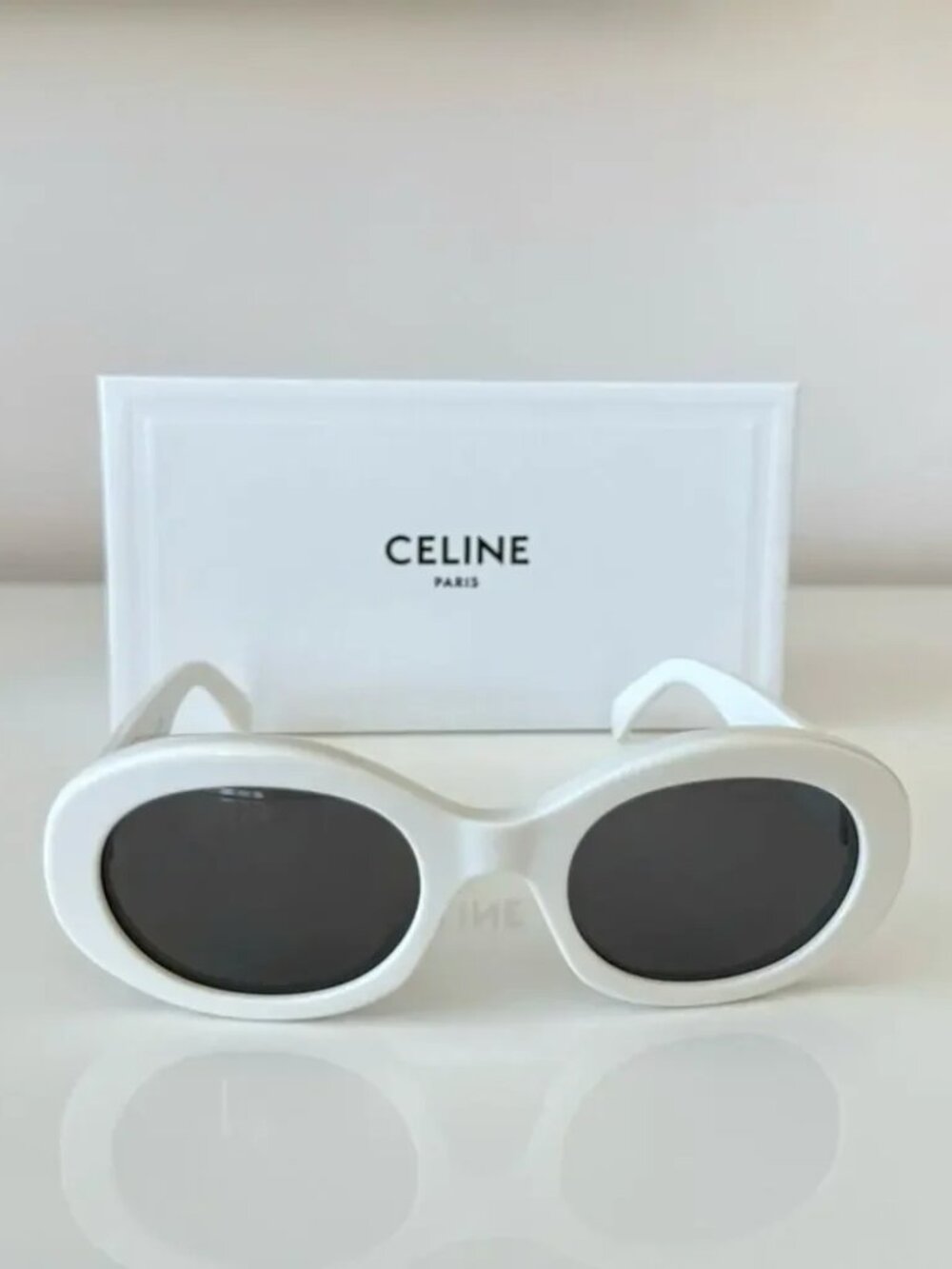 Celine White Sunglasses